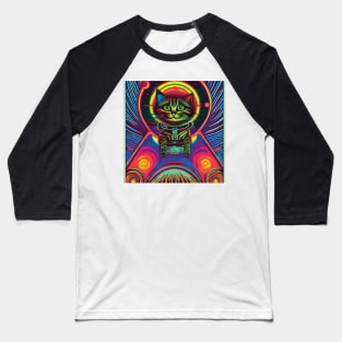 Space Kitty Baseball T-Shirt